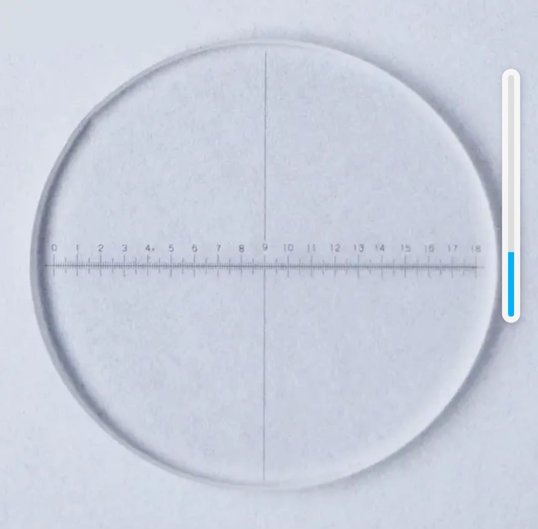 Stage Micrometer for Calibrating Eye Piece Graticules