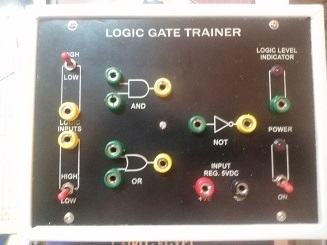 Logic Gate Trainer ( Not - And - Or )